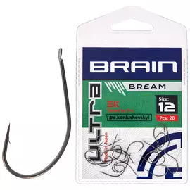 Гачок Brain Ultra Bream #12 (20шт/уп), Номер крючка, №: 12, фото 